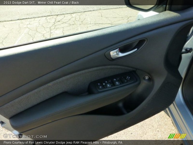Winter Chill Pearl Coat / Black 2013 Dodge Dart SXT