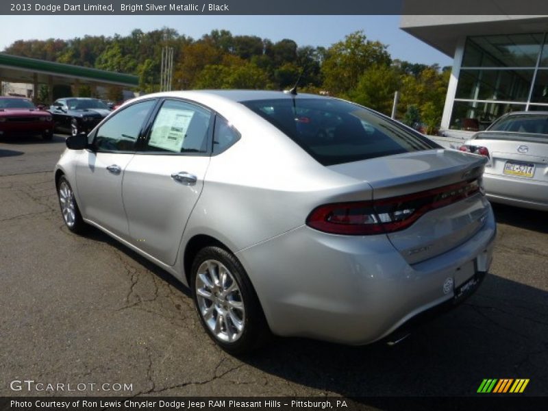 Bright Silver Metallic / Black 2013 Dodge Dart Limited