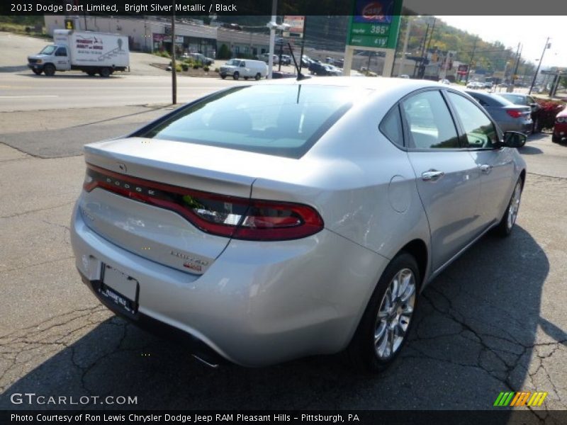 Bright Silver Metallic / Black 2013 Dodge Dart Limited