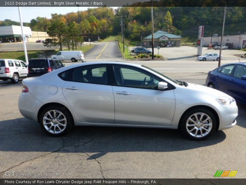 Bright Silver Metallic / Black 2013 Dodge Dart Limited