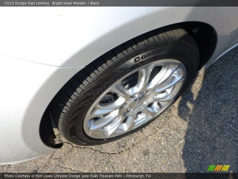 Bright Silver Metallic / Black 2013 Dodge Dart Limited