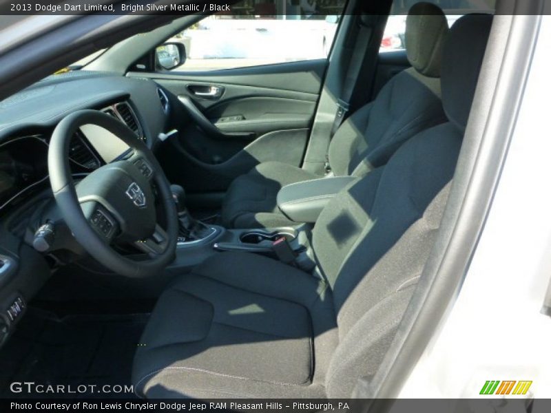 Bright Silver Metallic / Black 2013 Dodge Dart Limited