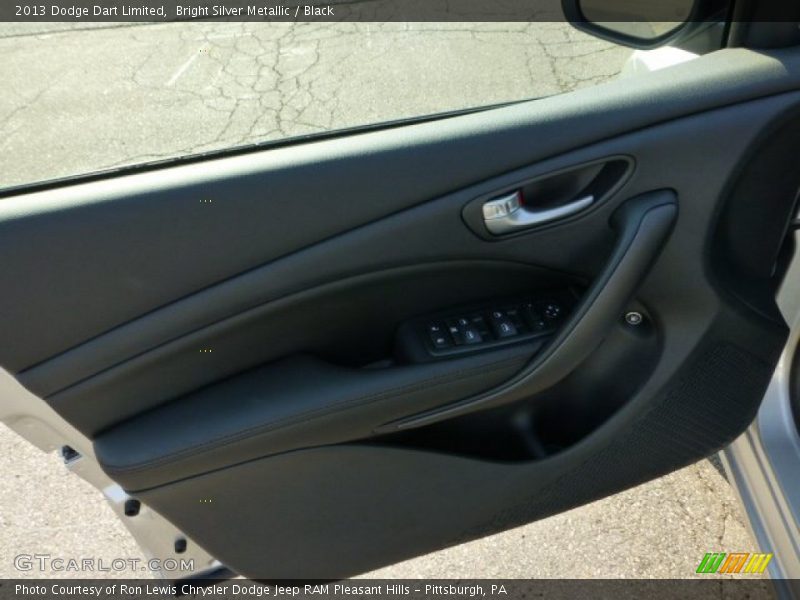 Bright Silver Metallic / Black 2013 Dodge Dart Limited