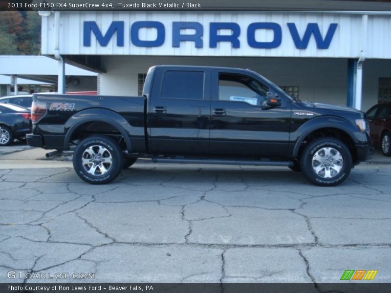 Tuxedo Black Metallic / Black 2013 Ford F150 FX4 SuperCrew 4x4