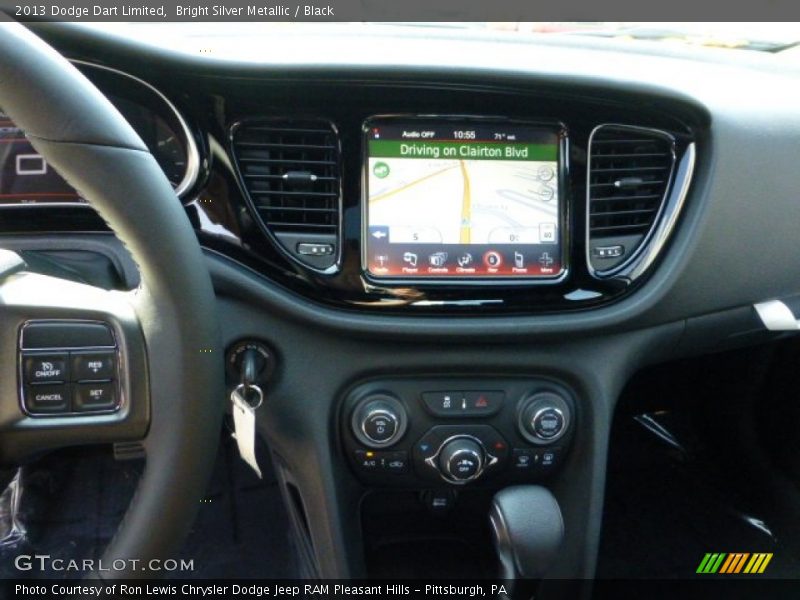 Bright Silver Metallic / Black 2013 Dodge Dart Limited