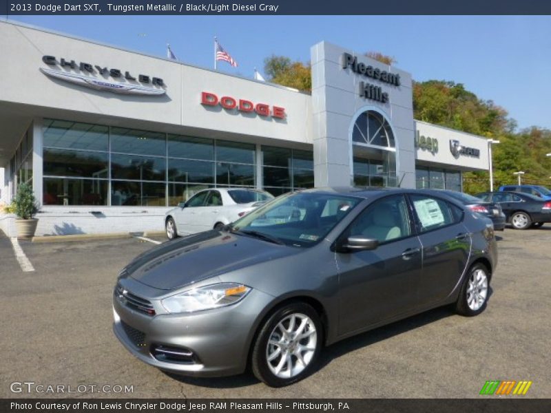 Tungsten Metallic / Black/Light Diesel Gray 2013 Dodge Dart SXT