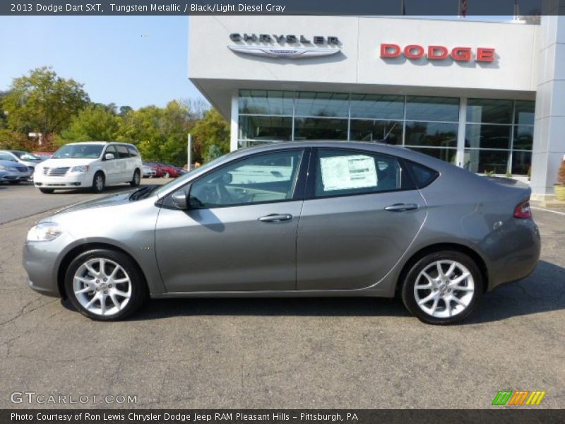 Tungsten Metallic / Black/Light Diesel Gray 2013 Dodge Dart SXT