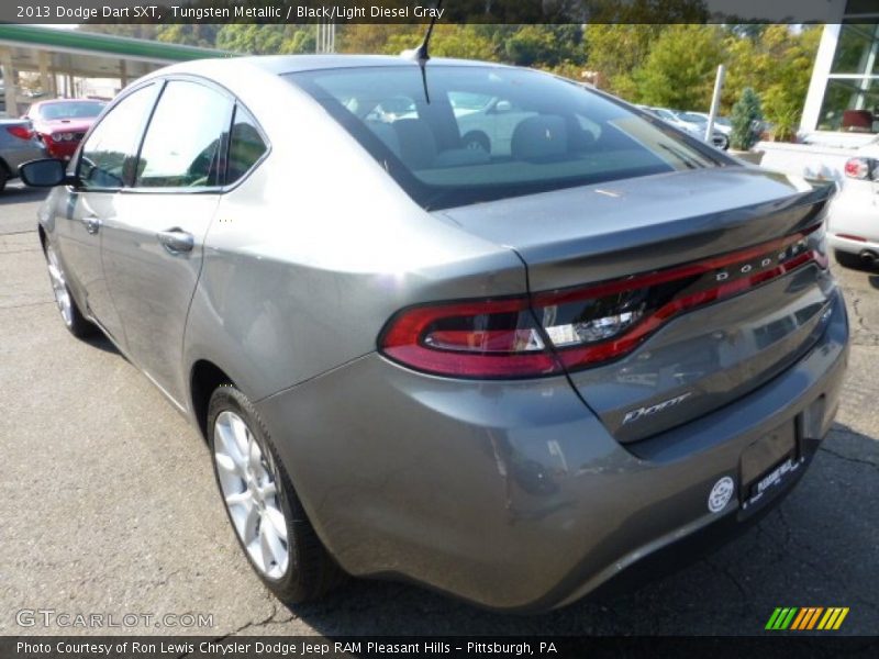 Tungsten Metallic / Black/Light Diesel Gray 2013 Dodge Dart SXT