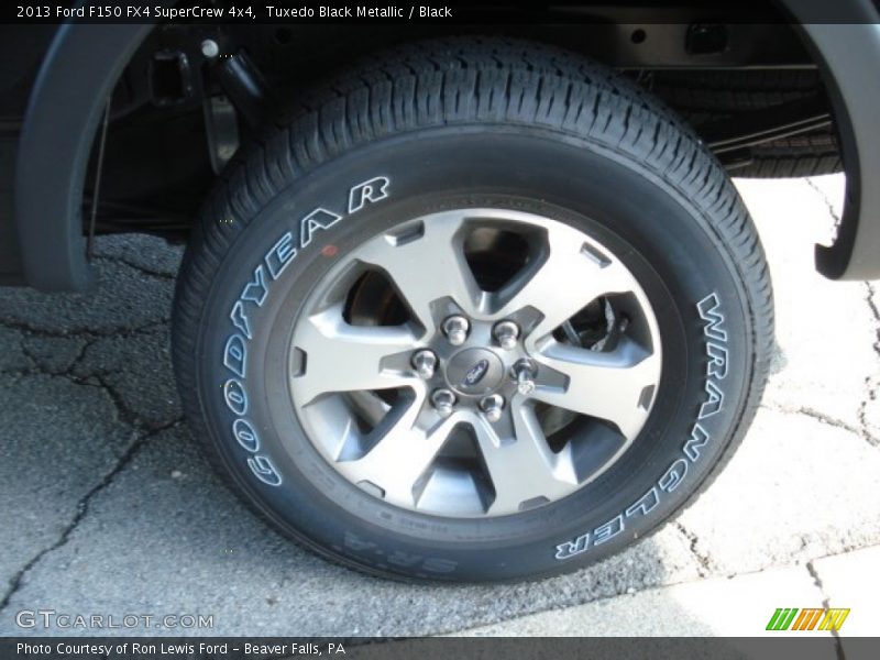Tuxedo Black Metallic / Black 2013 Ford F150 FX4 SuperCrew 4x4