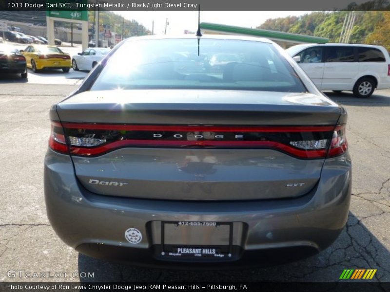 Tungsten Metallic / Black/Light Diesel Gray 2013 Dodge Dart SXT