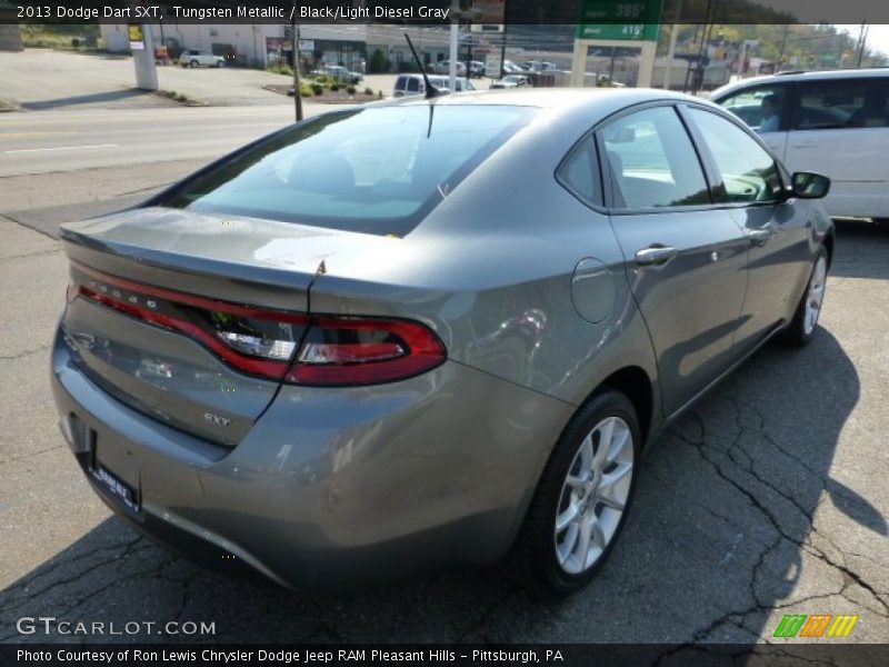 Tungsten Metallic / Black/Light Diesel Gray 2013 Dodge Dart SXT