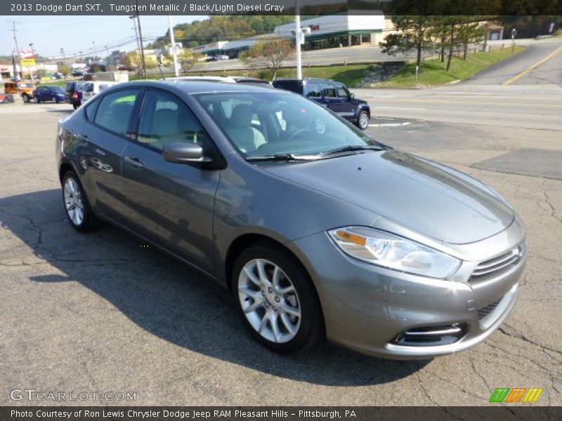 Tungsten Metallic / Black/Light Diesel Gray 2013 Dodge Dart SXT