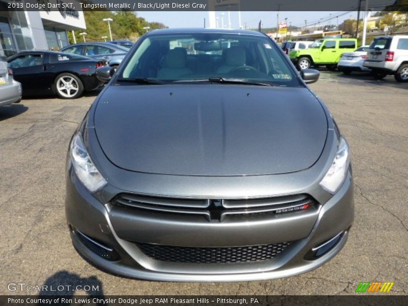 Tungsten Metallic / Black/Light Diesel Gray 2013 Dodge Dart SXT