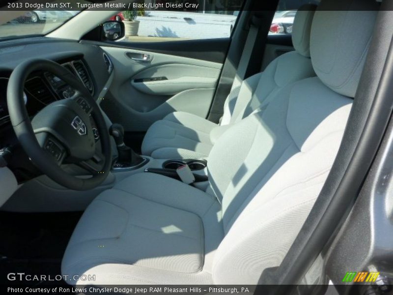 Tungsten Metallic / Black/Light Diesel Gray 2013 Dodge Dart SXT