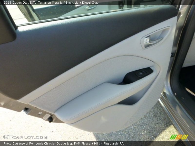 Tungsten Metallic / Black/Light Diesel Gray 2013 Dodge Dart SXT