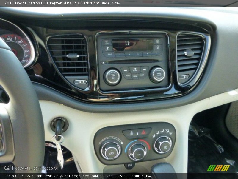 Tungsten Metallic / Black/Light Diesel Gray 2013 Dodge Dart SXT