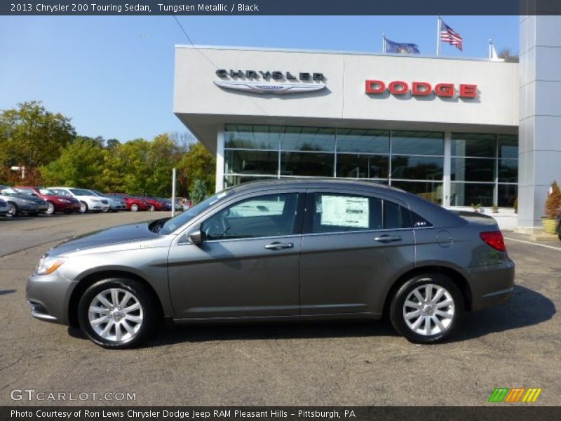 Tungsten Metallic / Black 2013 Chrysler 200 Touring Sedan