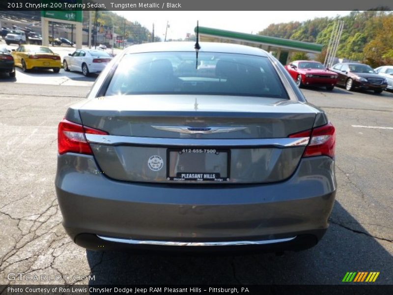 Tungsten Metallic / Black 2013 Chrysler 200 Touring Sedan