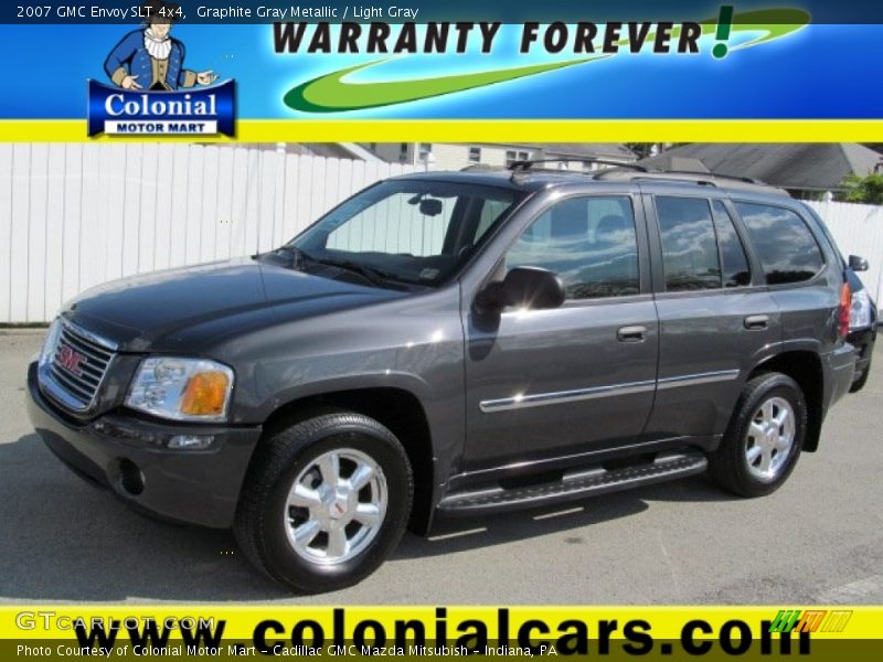 Graphite Gray Metallic / Light Gray 2007 GMC Envoy SLT 4x4