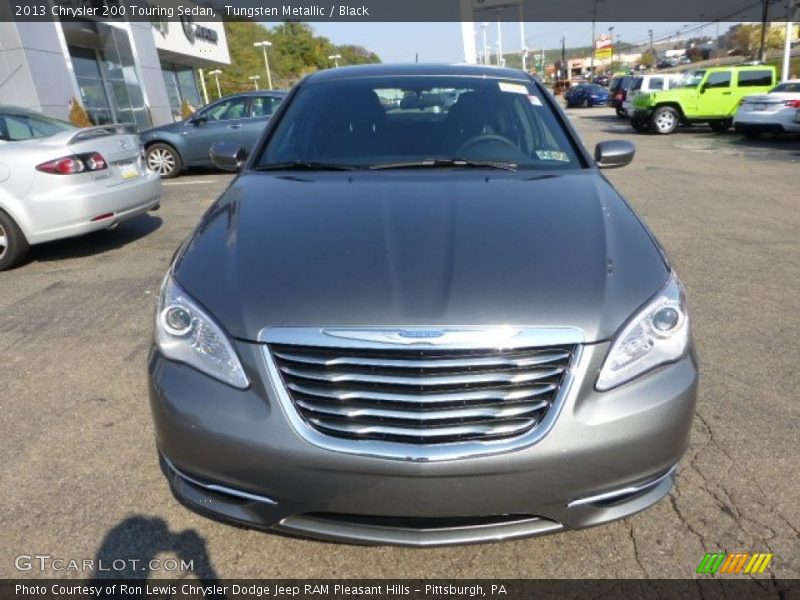 Tungsten Metallic / Black 2013 Chrysler 200 Touring Sedan