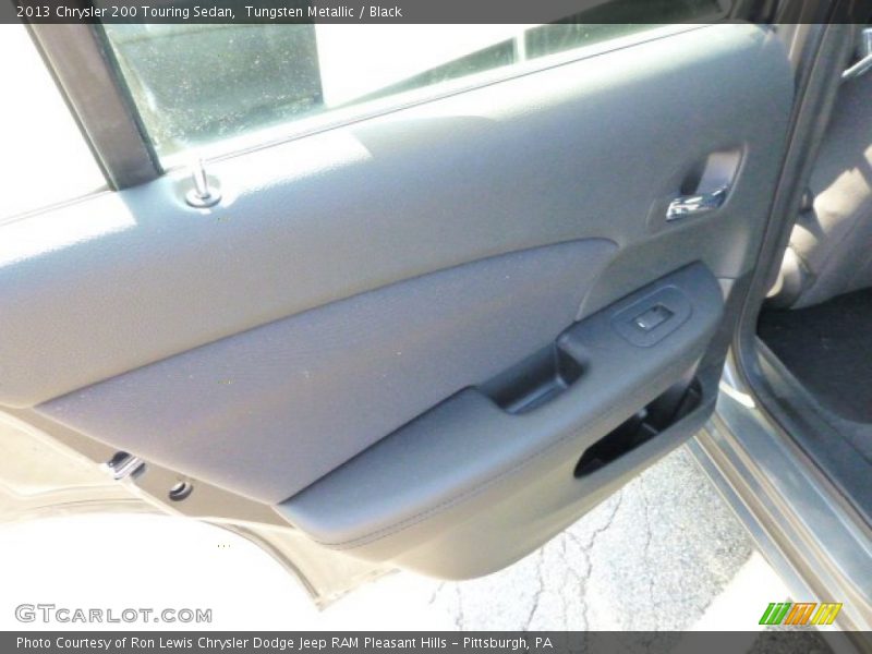 Tungsten Metallic / Black 2013 Chrysler 200 Touring Sedan