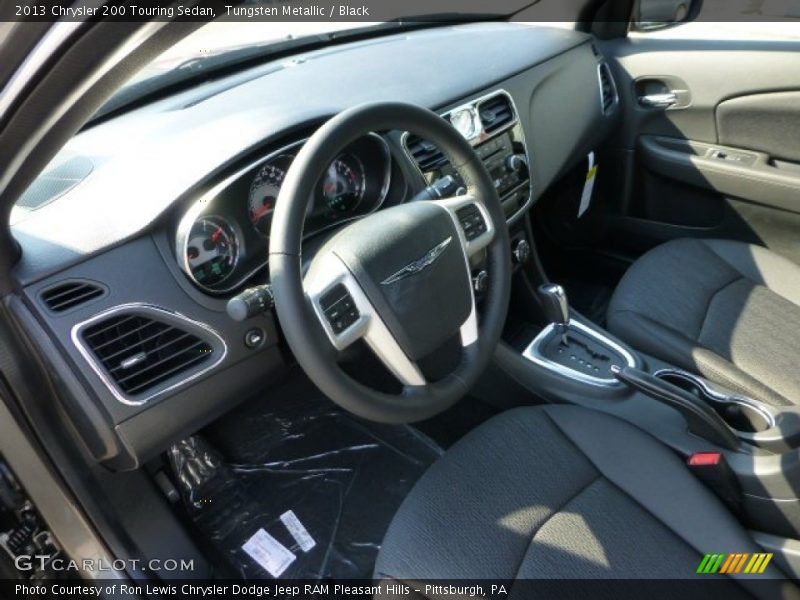 Tungsten Metallic / Black 2013 Chrysler 200 Touring Sedan