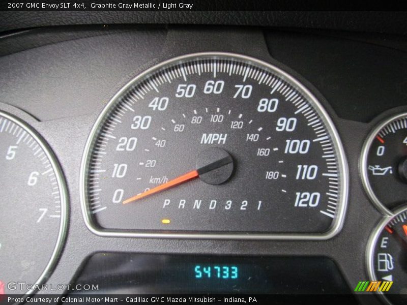 Graphite Gray Metallic / Light Gray 2007 GMC Envoy SLT 4x4