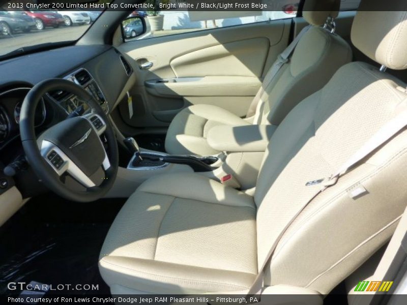 Front Seat of 2013 200 Limited Hard Top Convertible