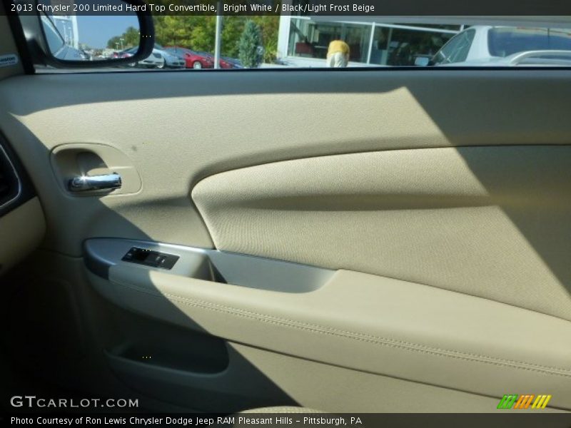 Bright White / Black/Light Frost Beige 2013 Chrysler 200 Limited Hard Top Convertible