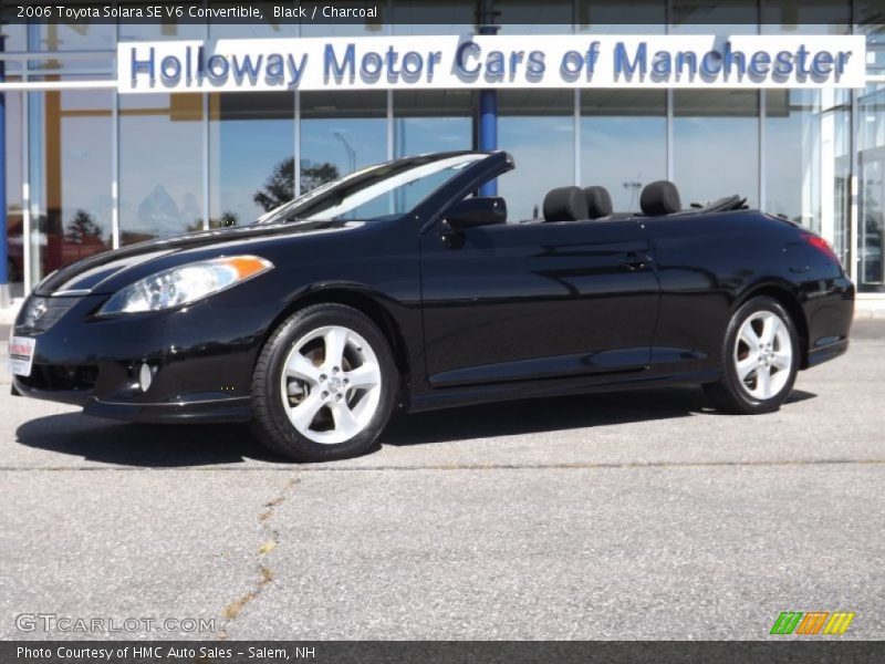 Black / Charcoal 2006 Toyota Solara SE V6 Convertible