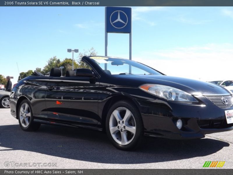 Black / Charcoal 2006 Toyota Solara SE V6 Convertible