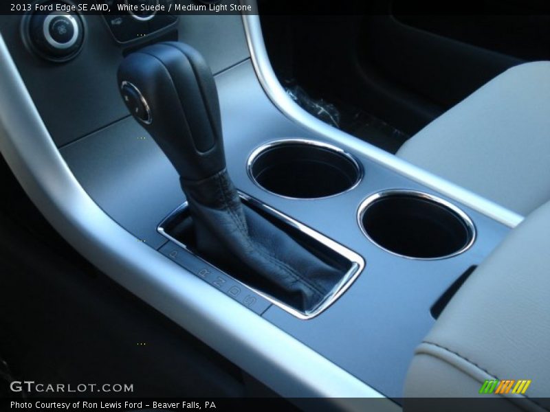 White Suede / Medium Light Stone 2013 Ford Edge SE AWD