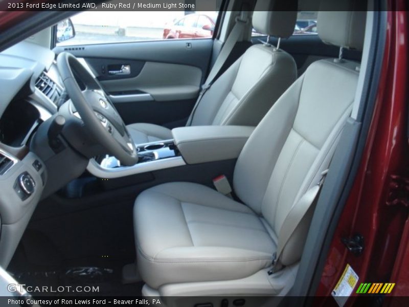 Ruby Red / Medium Light Stone 2013 Ford Edge Limited AWD