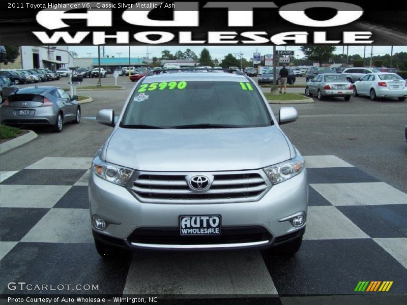 Classic Silver Metallic / Ash 2011 Toyota Highlander V6
