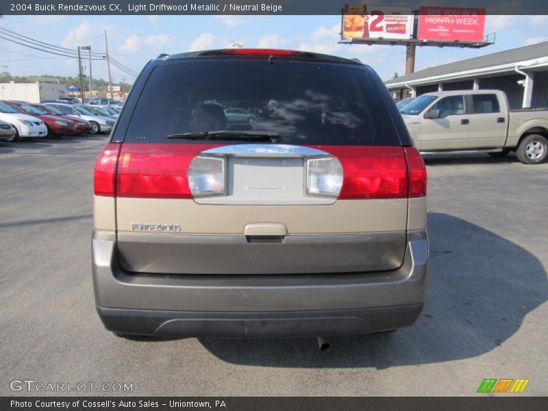 Light Driftwood Metallic / Neutral Beige 2004 Buick Rendezvous CX