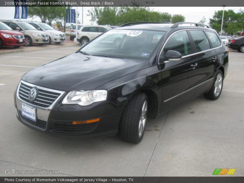 Deep Black / Black 2008 Volkswagen Passat Komfort Wagon