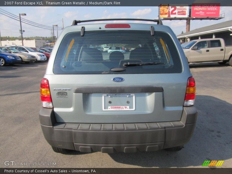 Titanium Green Metallic / Medium/Dark Flint 2007 Ford Escape XLS