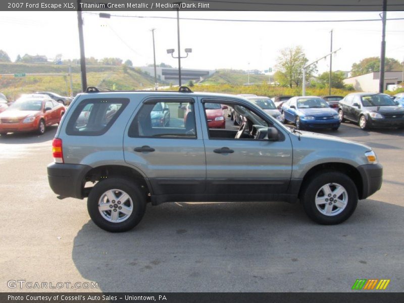 Titanium Green Metallic / Medium/Dark Flint 2007 Ford Escape XLS