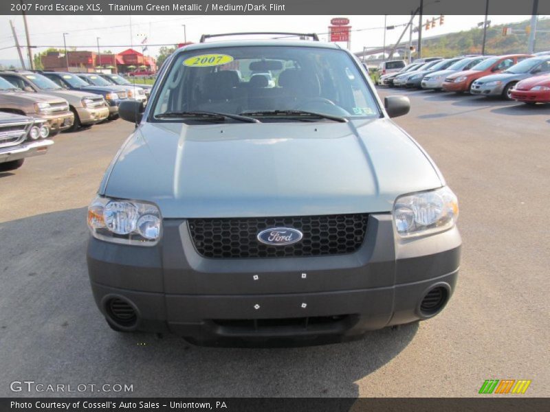 Titanium Green Metallic / Medium/Dark Flint 2007 Ford Escape XLS