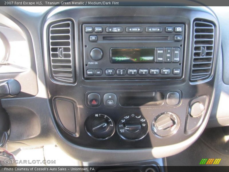 Titanium Green Metallic / Medium/Dark Flint 2007 Ford Escape XLS