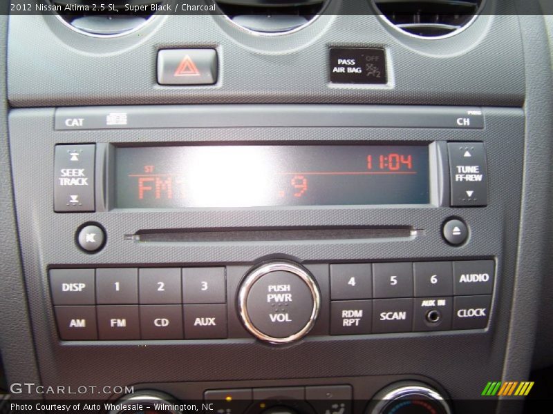 Super Black / Charcoal 2012 Nissan Altima 2.5 SL
