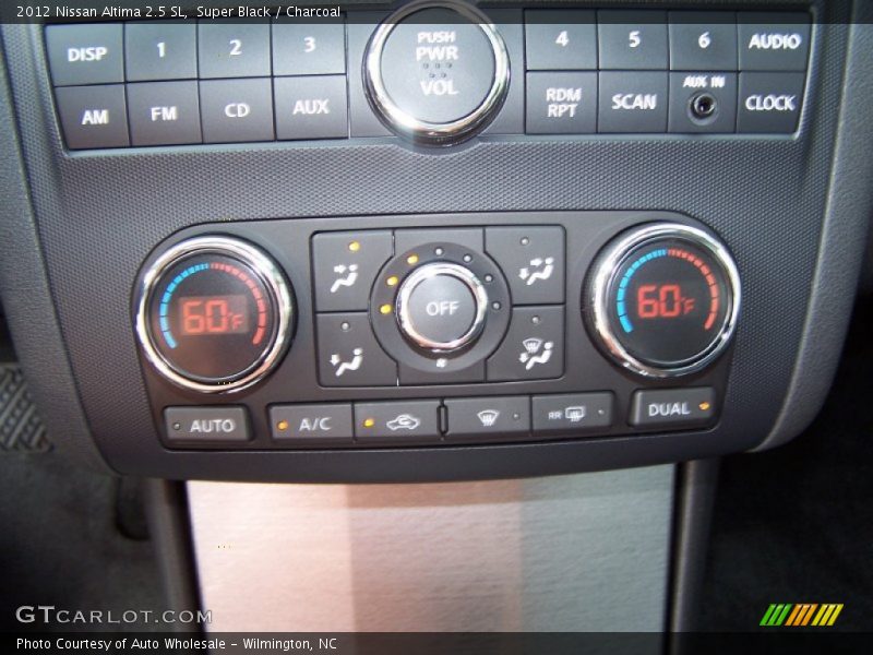 Super Black / Charcoal 2012 Nissan Altima 2.5 SL
