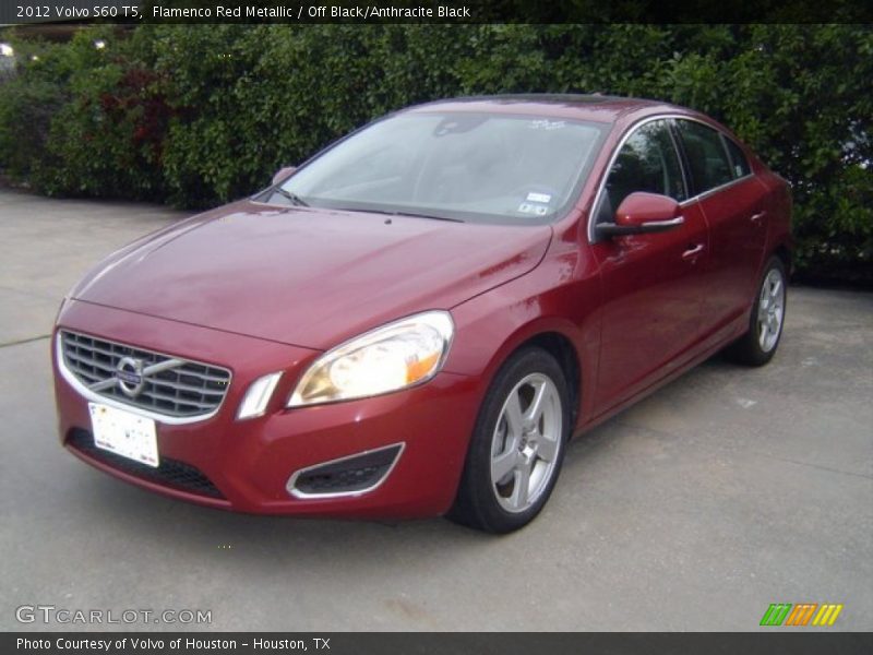 Flamenco Red Metallic / Off Black/Anthracite Black 2012 Volvo S60 T5