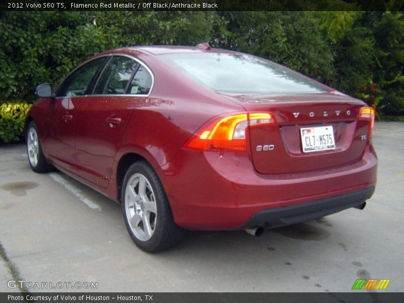 Flamenco Red Metallic / Off Black/Anthracite Black 2012 Volvo S60 T5