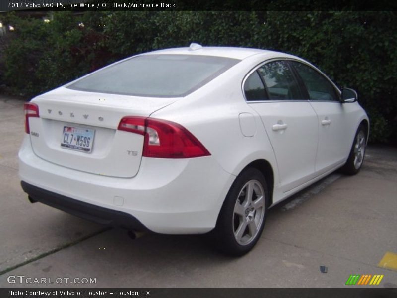 Ice White / Off Black/Anthracite Black 2012 Volvo S60 T5