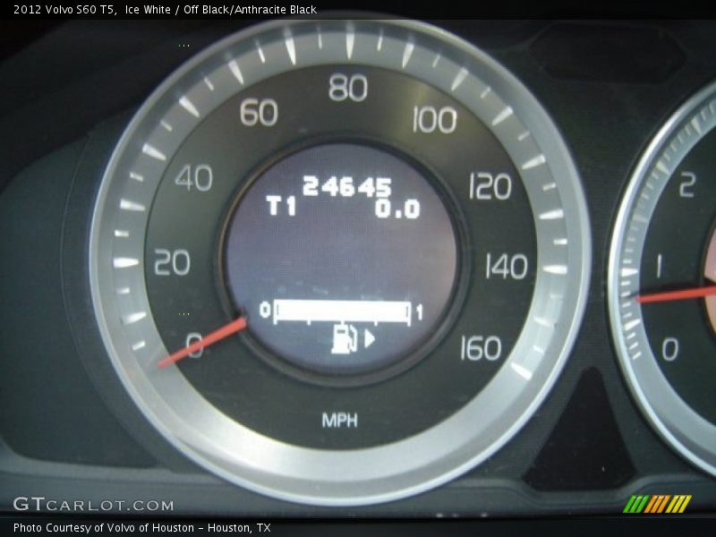 Ice White / Off Black/Anthracite Black 2012 Volvo S60 T5
