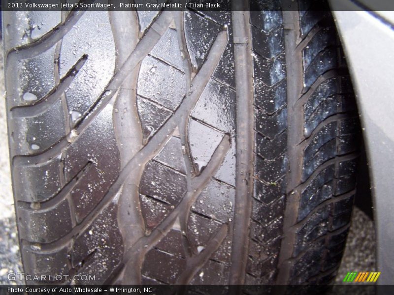 Platinum Gray Metallic / Titan Black 2012 Volkswagen Jetta S SportWagen