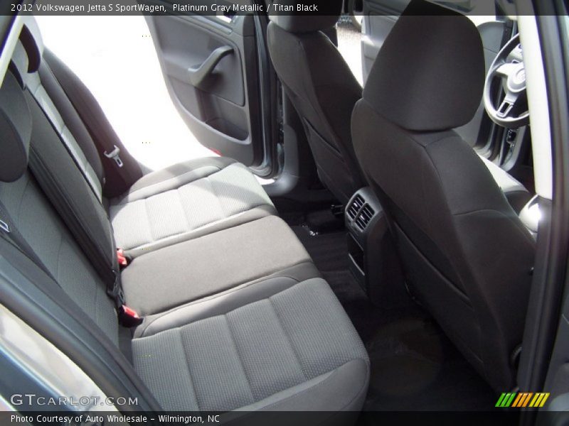 Platinum Gray Metallic / Titan Black 2012 Volkswagen Jetta S SportWagen