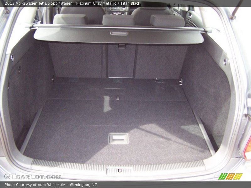 Platinum Gray Metallic / Titan Black 2012 Volkswagen Jetta S SportWagen