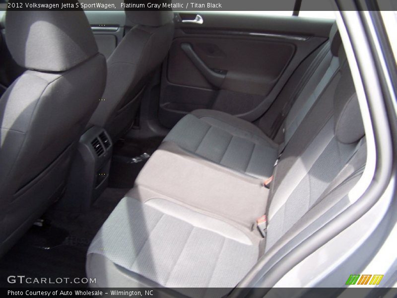 Platinum Gray Metallic / Titan Black 2012 Volkswagen Jetta S SportWagen